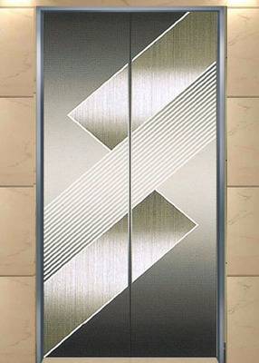 电梯门装饰